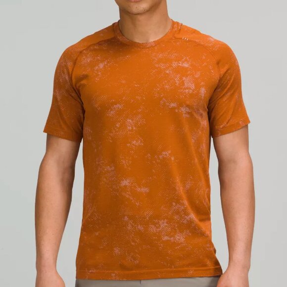 Lululemon Men’s XXL Metal Vent Tech Short Sleeve T-Shirt 2.0 Burnt Orange NWT - Picture 1 of 8